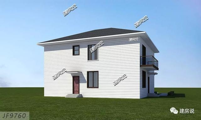 時(shí)尚二層小洋樓戶型圖，建一棟從此生活品味遙遙領(lǐng)先