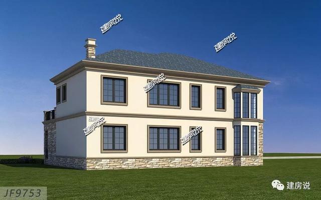 四間2層精致小洋樓效果圖，北京高中私人定制