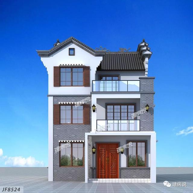 5款120平的樓房設(shè)計(jì)，最低造價(jià)26萬，誰都建得起