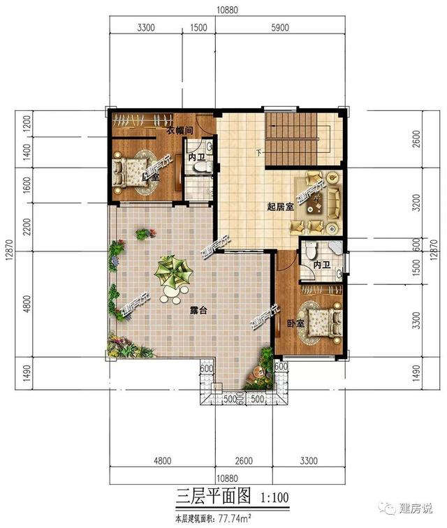5款120平的樓房設(shè)計(jì)，最低造價(jià)26萬，誰都建得起