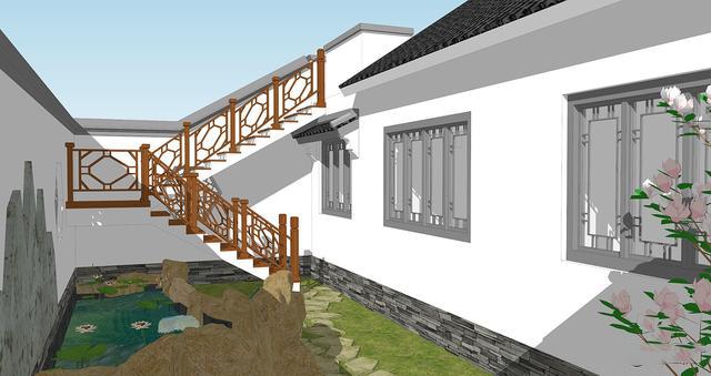 最美帶庭院別墅設計圖，自建才花30萬