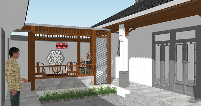 最美帶庭院別墅設計圖，自建才花30萬