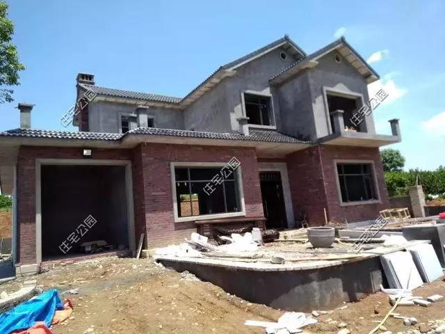 回農村70萬自建別墅，羨慕死城里人，附施工過程