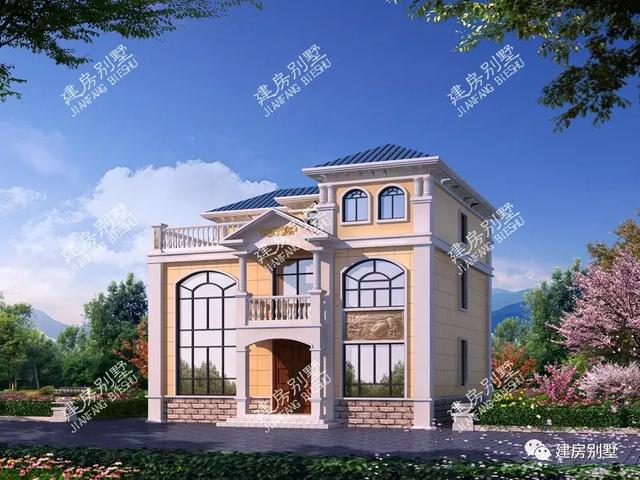 兩棟采用旋轉樓梯的農村自建房，很有別墅派