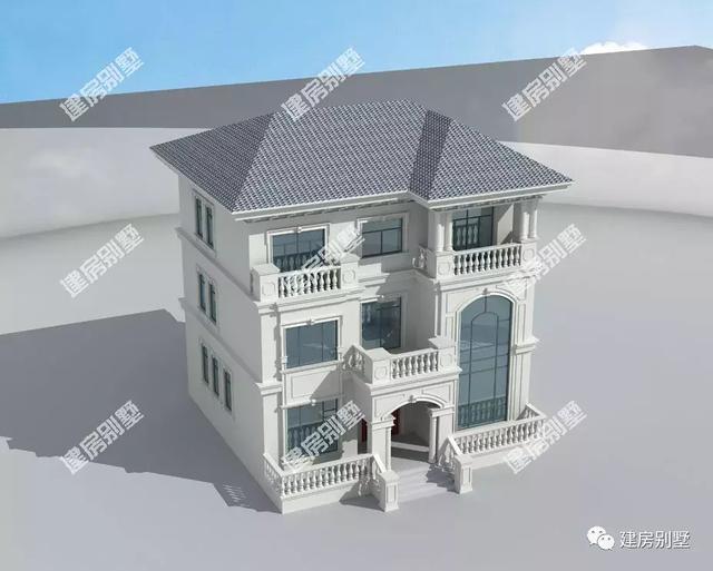 兩棟采用旋轉樓梯的農村自建房，很有別墅派