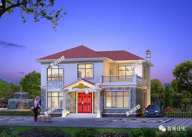 全網最美小洋房設計效果圖及戶型圖，忍不住多看幾眼