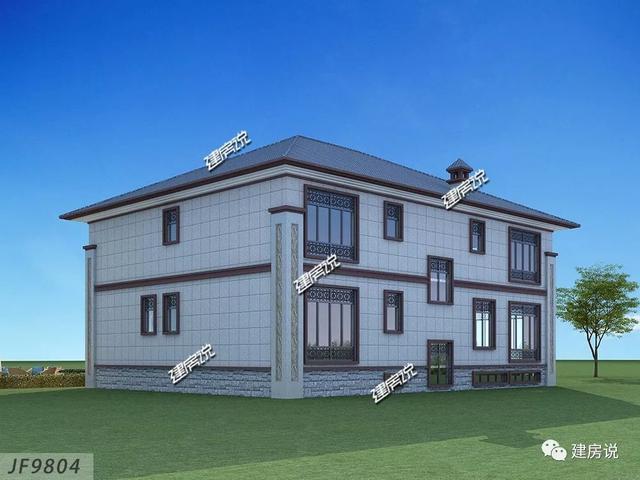 新二層中式別墅都帶電梯啦（附戶型圖），很有豪宅范兒