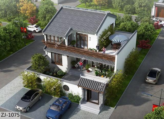 10套造價25萬的農村小樓房設計圖，還有帶小院子的戶型