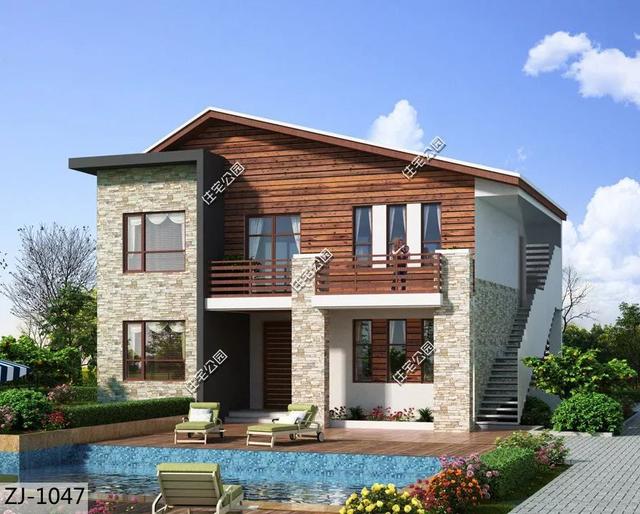 10套造價25萬的農村小樓房設計圖，還有帶小院子的戶型