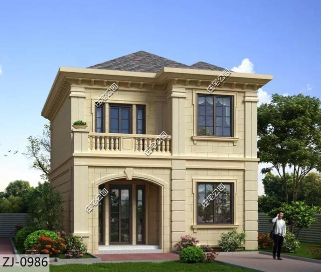 10套造價25萬的農村小樓房設計圖，還有帶小院子的戶型