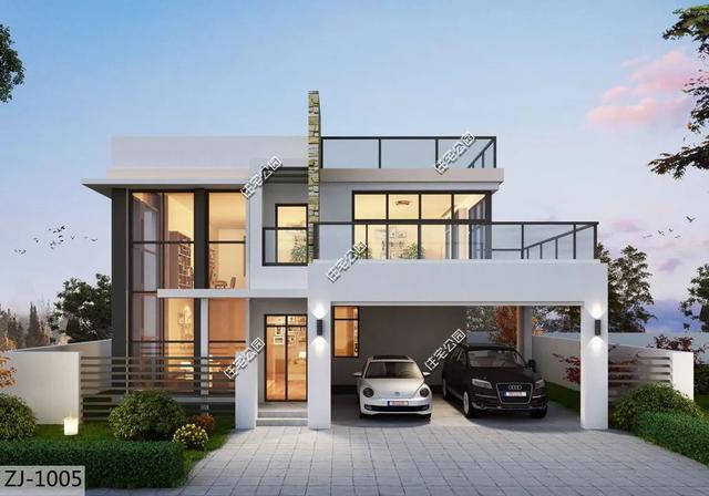 10套造價25萬的農村小樓房設計圖，還有帶小院子的戶型