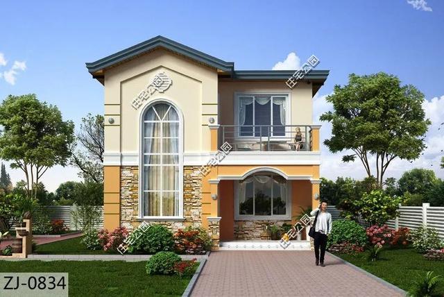 10套造價25萬的農村小樓房設計圖，還有帶小院子的戶型