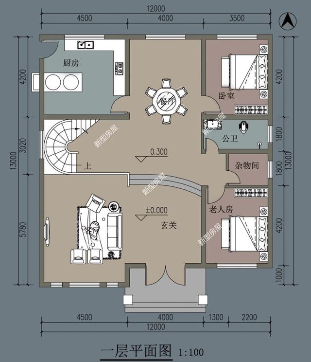 等宅基地批下來，就建一棟帶小院的小別墅