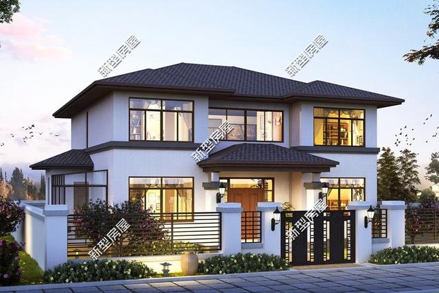 等宅基地批下來，就建一棟帶小院的小別墅