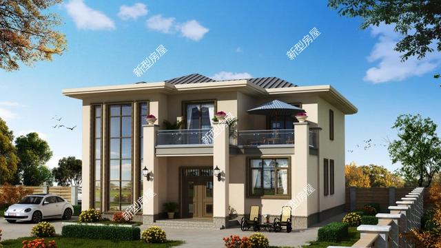 等宅基地批下來，就建一棟帶小院的小別墅