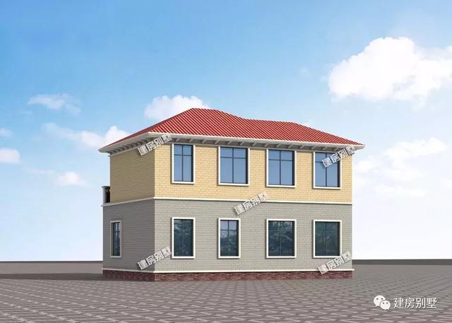 面寬13米左右的兩棟自建房戶型，回老家給父母建一棟吧