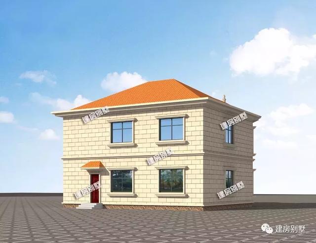 面寬13米左右的兩棟自建房戶型，回老家給父母建一棟吧