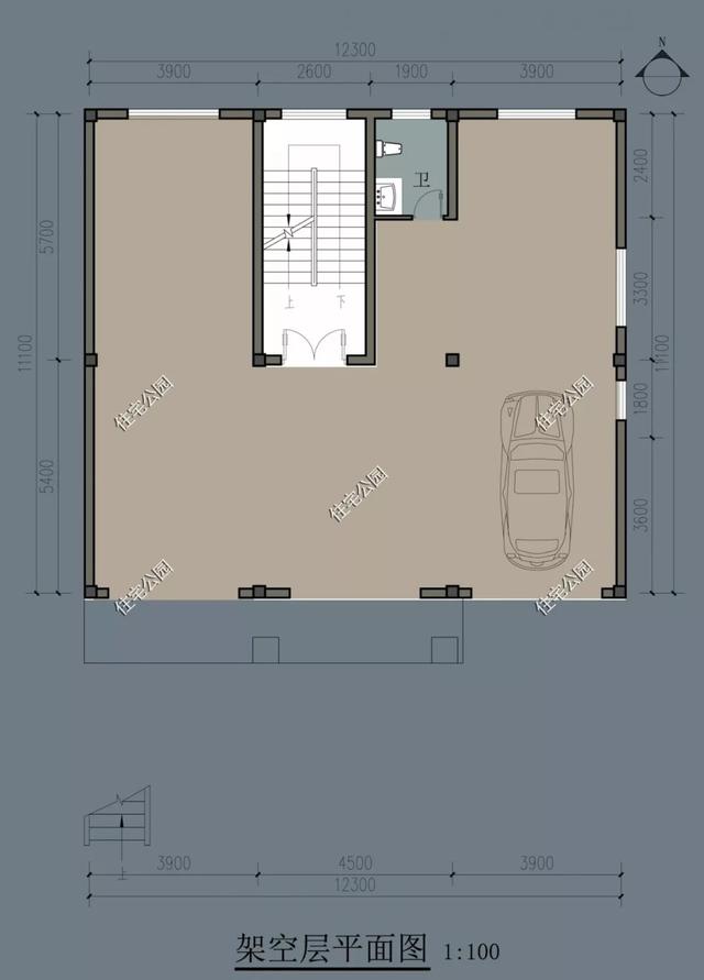 8套首層架空的別墅設計圖？喜歡架空的趕快收藏