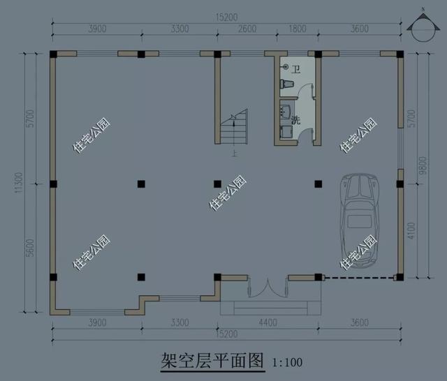 8套首層架空的別墅設計圖？喜歡架空的趕快收藏