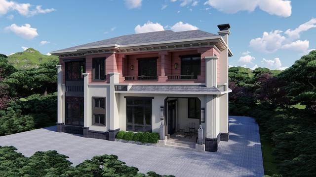 75萬自建最美二層別墅別墅，343㎡6室1廳