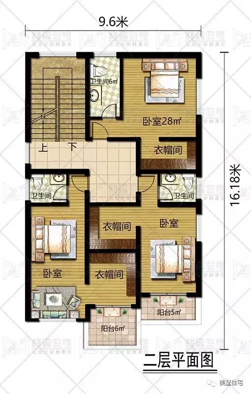 開間9.6米照樣建大別墅（含戶型），健身房、KTV都有，驚艷全村