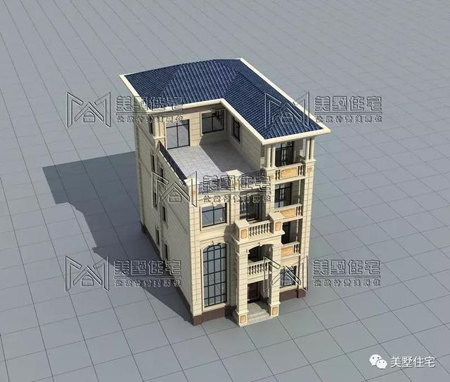 開間9.6米照樣建大別墅（含戶型），健身房、KTV都有，驚艷全村