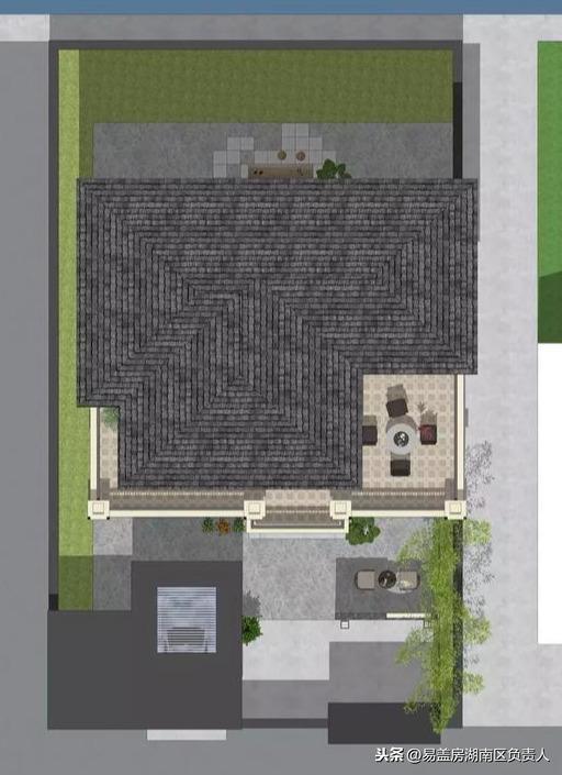 250平新中式別墅方案，有宅有院有車(chē)庫(kù)