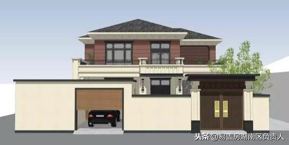 250平新中式別墅方案，有宅有院有車(chē)庫(kù)