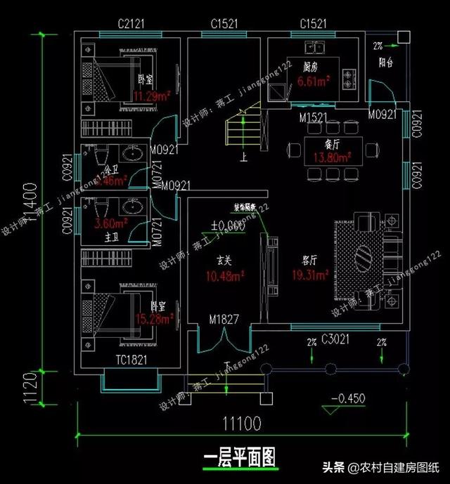 7款帶院子的二層別墅方案，庭院花池涼亭一個(gè)都不能少