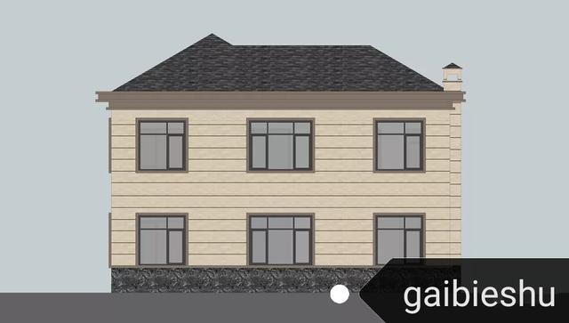 河南自建現代二層別墅戶型設計圖，3廳5臥