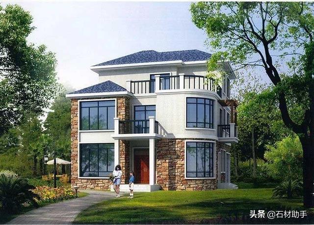 6款120平方農村別墅戶型，2、3層的都有