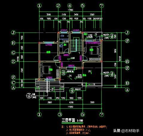 6款120平方農村別墅戶型，2、3層的都有