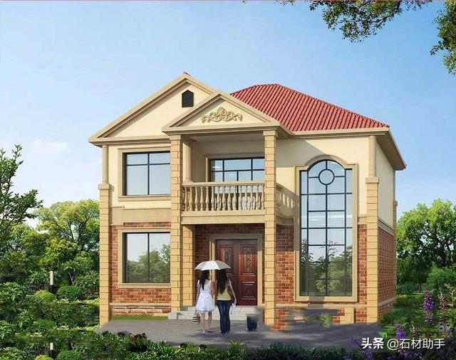 6款120平方農村別墅戶型，2、3層的都有