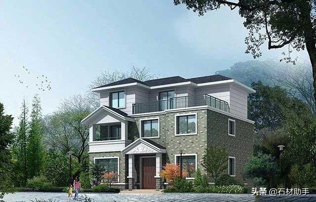 6款120平方農村別墅戶型，2、3層的都有