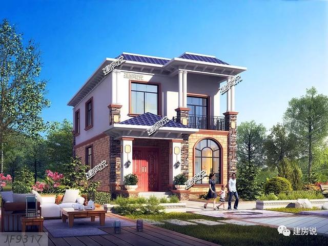 3款占地八九十平的農村自建小樓別墅圖，戶型很贊