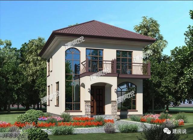 3款占地八九十平的農村自建小樓別墅圖，戶型很贊