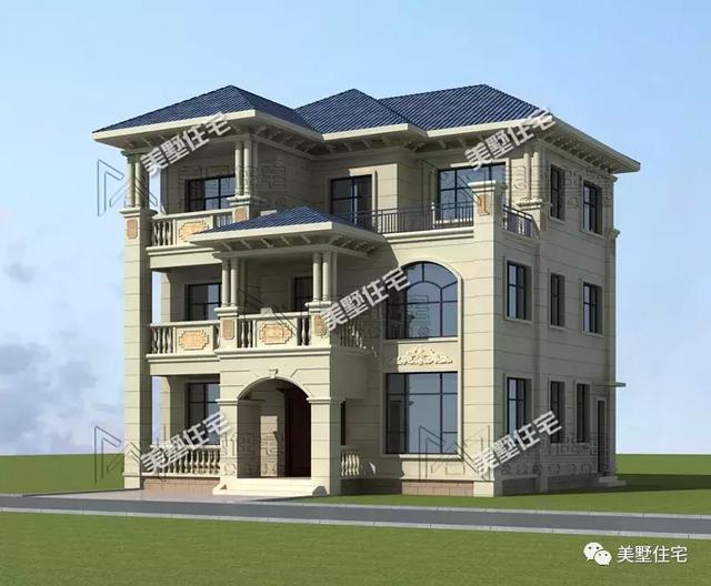 占地125平的七居室3層豪宅設計圖，人多也夠住