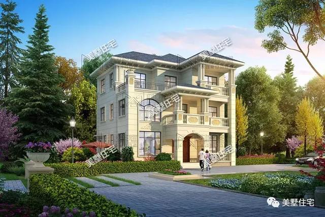 占地125平的七居室3層豪宅設計圖，人多也夠住