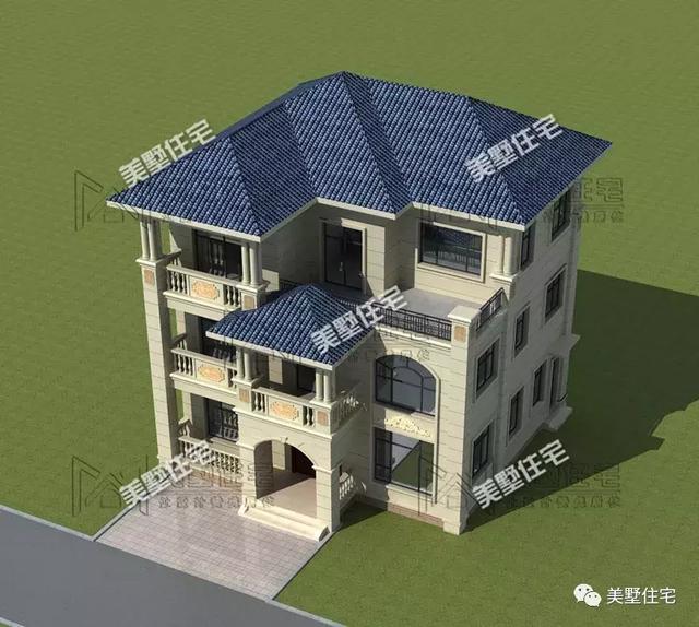 占地125平的七居室3層豪宅設計圖，人多也夠住