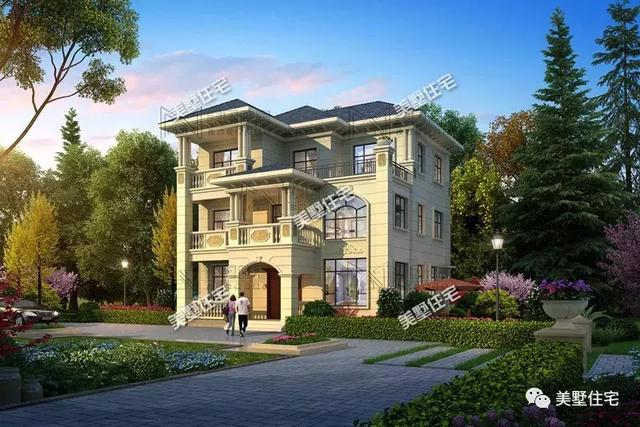 占地125平的七居室3層豪宅設計圖，人多也夠住