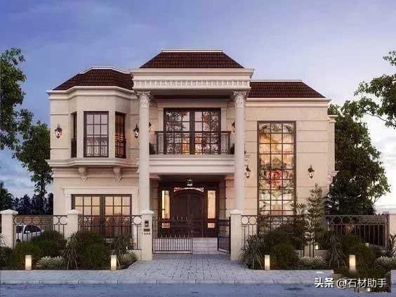 20棟法式高端農村別墅戶型，法式的浪漫