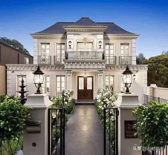 20棟法式高端農村別墅戶型，法式的浪漫