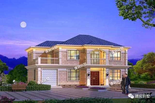 2棟4間兩層的農村小洋樓房戶型設計，尺寸差不多，你喜歡哪個？