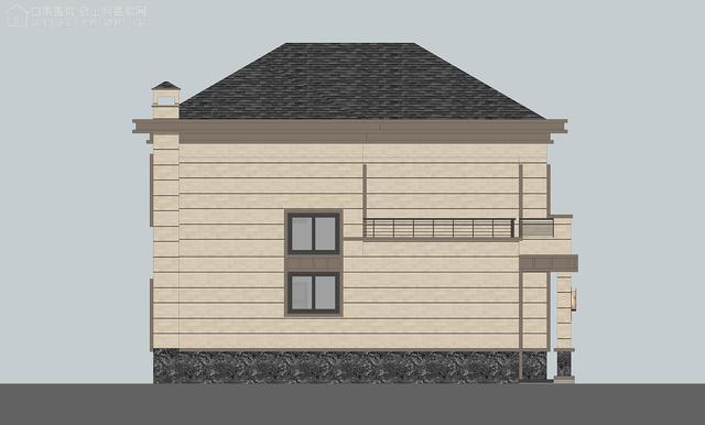 河南南陽二層新中式別墅設計圖，戶型實用