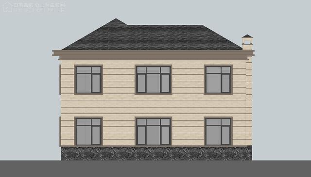 河南南陽二層新中式別墅設計圖，戶型實用