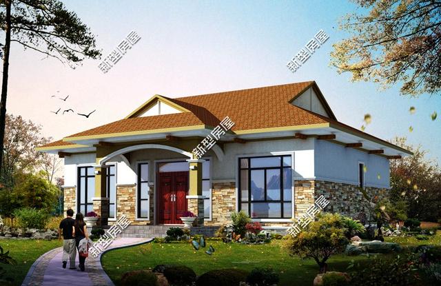 9套農村老百姓自建房子的戶型圖，一層、二層都有