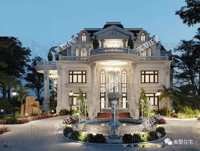 21款法式別墅效果圖片大全，建起來你就是王