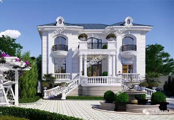 21款法式別墅效果圖片大全，建起來你就是王