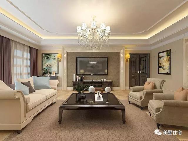 占地147平的簡歐4間二層別墅戶型方案，樓梯有特色