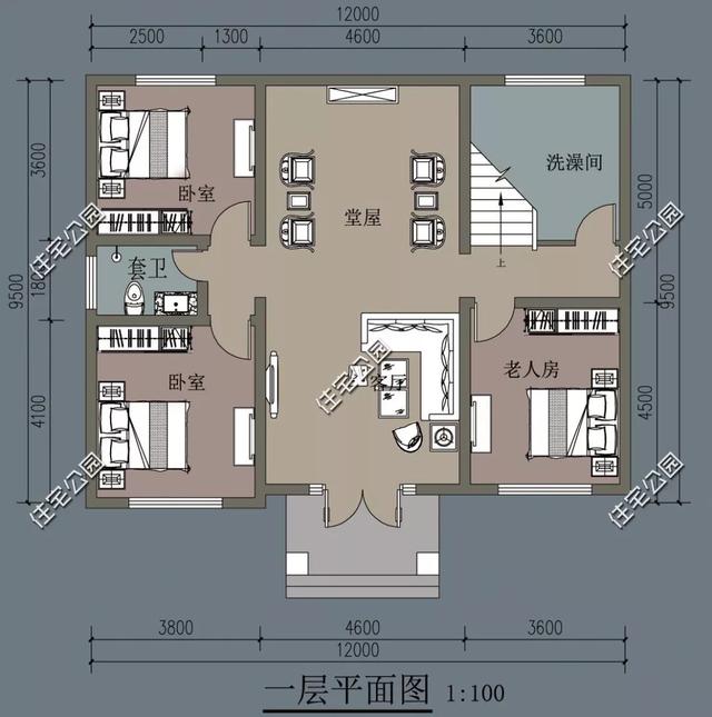 農(nóng)村自建房子戶型大全，中式、合院、歐式、平屋頂、坡屋頂應有盡有